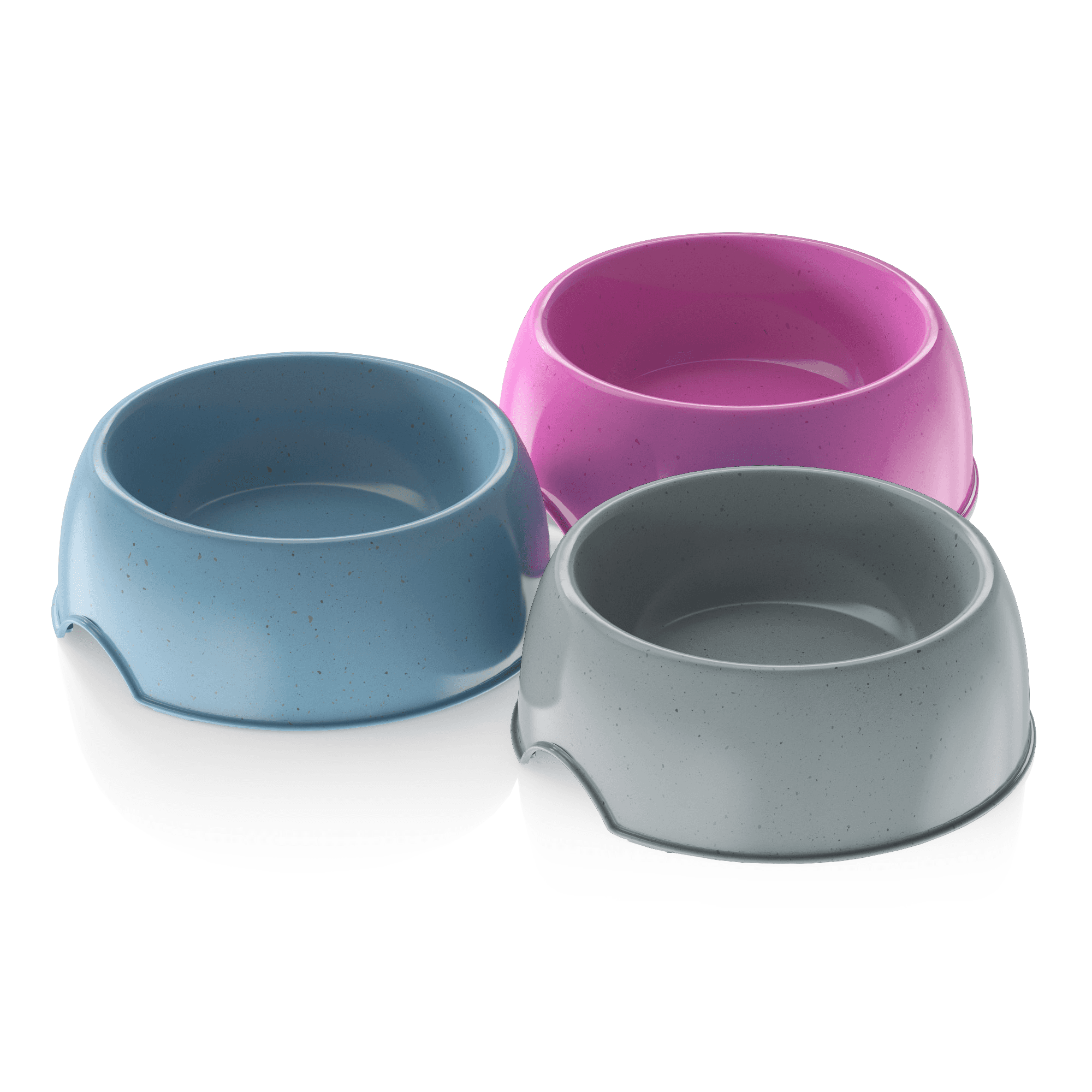 Bamboo Bowls - Pink, Blue, Grey